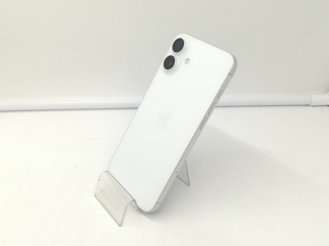 【中古】Apple 国内版 【SIMフリー】 iPhone 16 Plus 256GB ホワイト MXVH3J/A【仙台駅東口】保証期間１ヶ月【ランクA】
