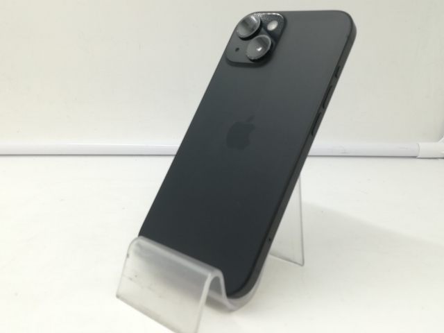 【中古】Apple au 【SIMフリー】 iPhone 15 256GB ブラック MTMN3J/A【札幌】保証期間１ヶ月【ランクB】