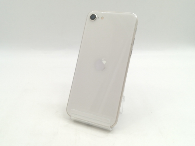【中古】Apple SoftBank 【SIMフリー】 iPhone SE（第3世代） 64GB スターライト MMYD3J/A【福岡筑紫】保証期間１ヶ月【ランクB】