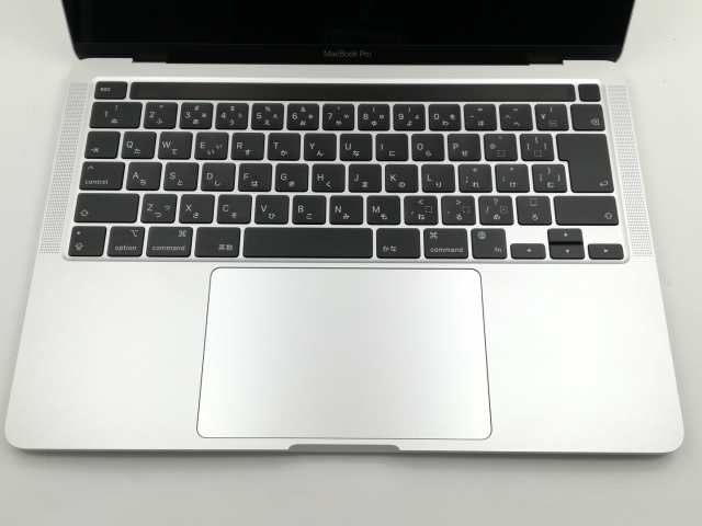 【中古】Apple MacBook Pro 13インチ M1(CPU:8C/GPU:8C) 8GB/256GB シルバー MYDA2J/A (M1・2020)【福岡筑紫】保証期間１ヶ月【ランクA】