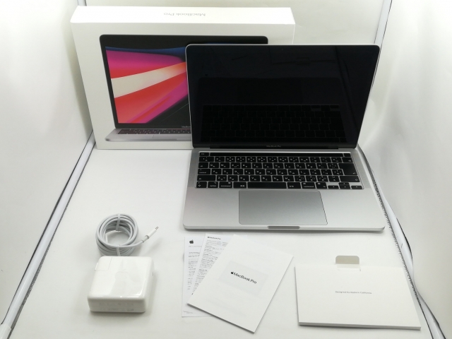 【中古】Apple MacBook Pro 13インチ M1(CPU:8C/GPU:8C) 8GB/256GB シルバー MYDA2J/A (M1・2020)【福岡筑紫】保証期間１ヶ月【ランクA】
