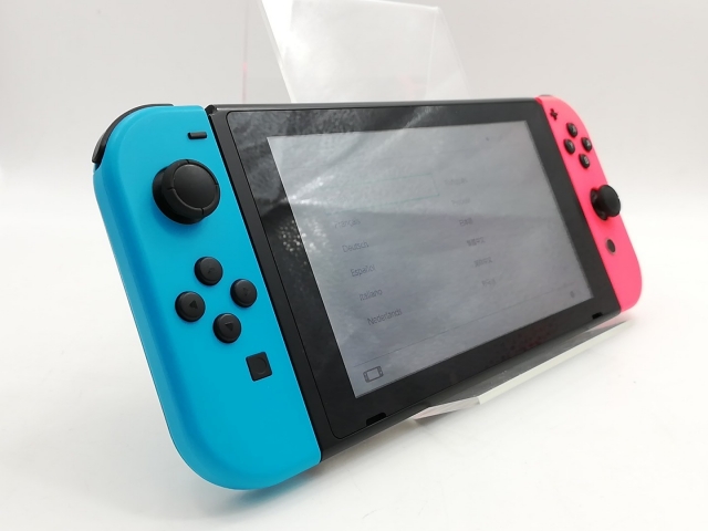 【中古】Nintendo Switch 本体 Joy-Con(L) ネオンブルー/(R) ネオンレッド HAD-S-KABAA 【2019年8月】【福岡筑紫】保証期間１ヶ月【ランクB】_1