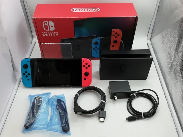 【中古】Nintendo Switch 本体 Joy-Con(L) ネオンブルー/(R) ネオンレッド HAD-S-KABAA 【2019年8月】【福岡筑紫】保証期間１ヶ月【ランクB】_9
