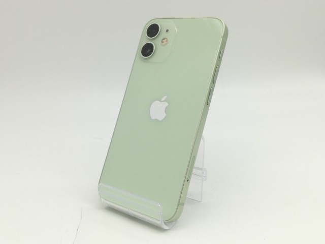 【中古】Apple docomo 【SIMロック解除済み】 iPhone 12 mini 128GB グリーン MGDQ3J/A【福岡筑紫】保証期間１ヶ月【ランクB】