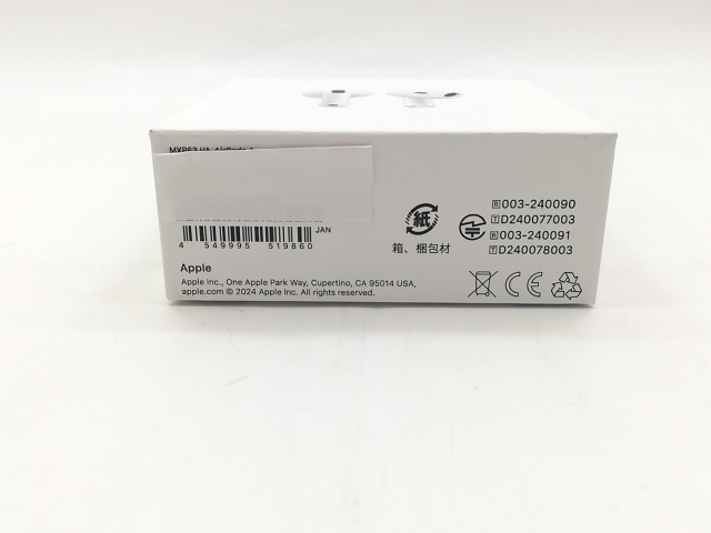未使用】Apple AirPods 4 MXP63J/A【小倉駅前】保証期間1ヶ月の通販は