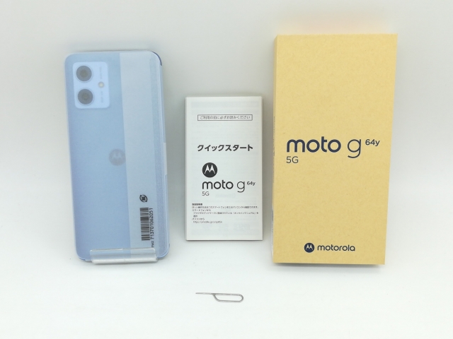 MOTOROLA moto g64y 5G[128GB/4GB] Y!mobile シルバーブルー