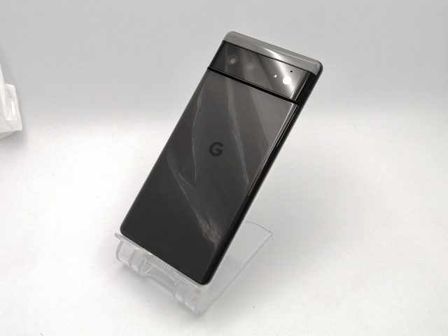 【中古】Google au 【SIMフリー】 Pixel 6 ストーミーブラック 8GB 128GB GR1YH【ECセンター】保証期間１ヶ月【ランクB】