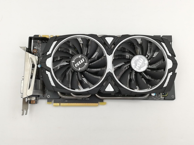 【中古】MSI GeForce GTX 1070 Ti ARMOR 8G GTX1070Ti/8GB(GDDR5)/PCI-E【福岡筑紫】言いはなつ継続期間１週