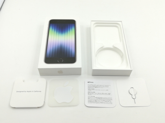 【中古】Apple au 【SIMフリー】 iPhone SE（第3世代） 128GB スターライト MMYG3J/A【福岡筑紫】保証期間１ヶ月【ランクB】_7
