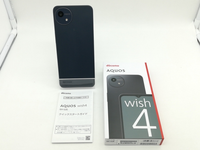AQUOS wish4 SH-52E ブラック【docomo版SIMフリー】 SHARP 当社