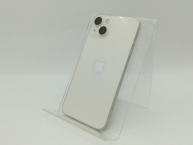 【中古】Apple docomo 【SIMフリー】 iPhone 13 128GB スターライト MLND3J/A【福岡筑紫】保証期間１ヶ月【ランクB】