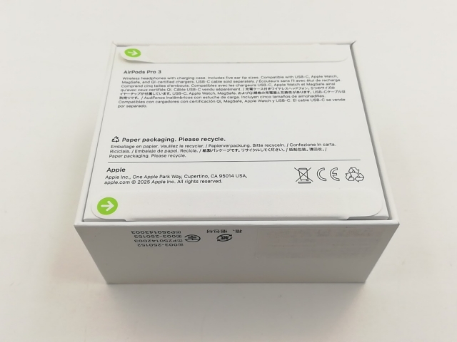 未使用】Apple AirPods Pro 3 MFHP4J/A【福岡筑紫】保証期間1ヶ月