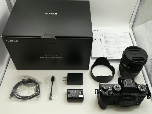 中古】FujiFilm FUJIFILM X-T4 XF16-80mmレンズキット ブラック【福岡