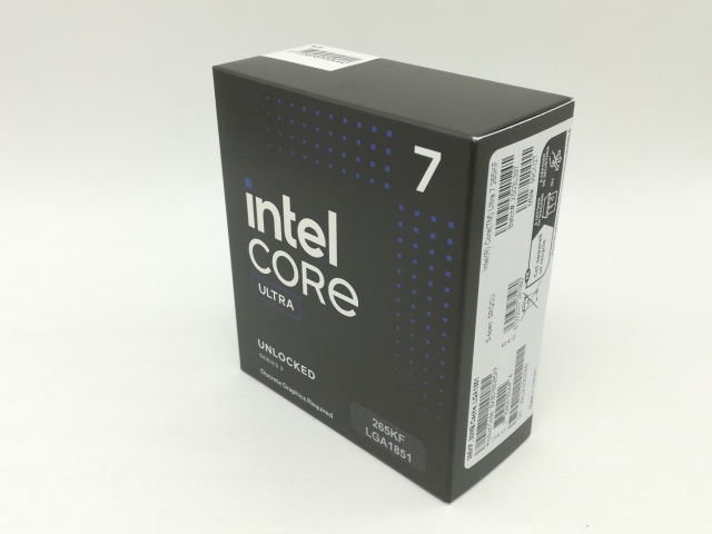 未使用】Intel Core Ultra 7 265KF(3.9GHz) Box LGA1851/20C(P