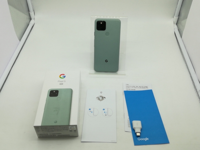 Google Pixel - Google Pixel 5 Sorta Sage　au版　simロック解除済 Google Pixel 5 【即日発送】【開封済み未使用品】Google 128GB