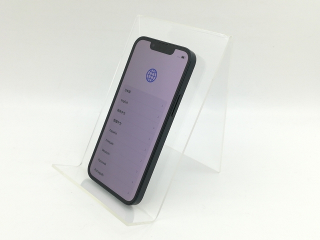 【中古】Apple 国内版 【SIMフリー】 iPhone 13 mini 128GB ミッドナイト MLJC3J/A【福岡筑紫】保証期間１ヶ月【ランクC】