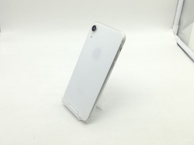 iPhone XR 64GB ホワイト au simロック解除済み ほぼ未使用