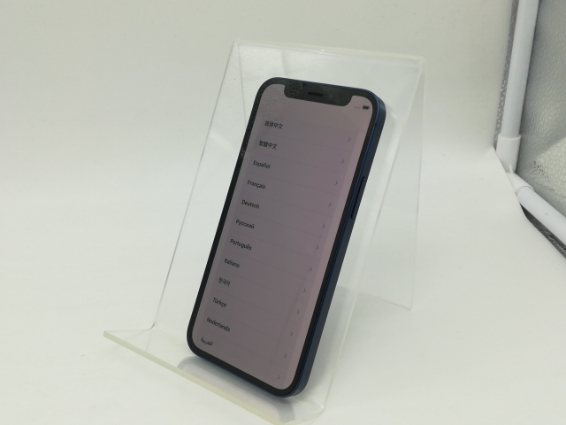 【SIMフリー】Apple iPhone 12miniブルー　128GB 本体 中古】Apple 国内版 【SIMフリー】 iPhone 12 mini 128GB ブルー