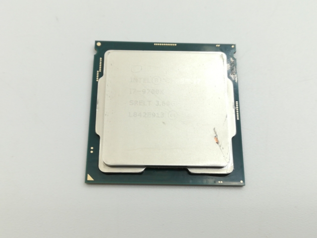 中古】Intel Core i7-9700K (3.6GHz/TB:4.9GHz/SRELT/P0) bulk LGA1151/8C