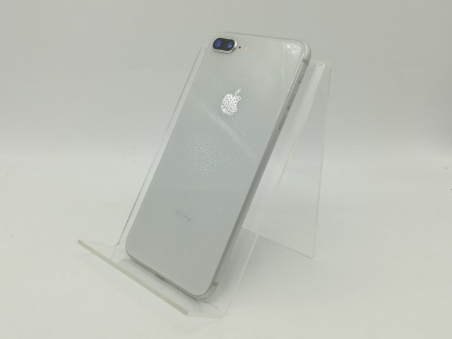 【中古】Apple au 【SIMロック解除済み】 iPhone 8 Plus 64GB シルバー MQ9L2J/A【福岡筑紫】保証期間１ヶ月【ランクB】