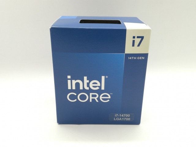 【未使用】Intel Core i7-14700(2.1GHz) Box LGA1700/20C(P:8C/E:12C)/28T/L3 30M/UHD 770/PBP65W【福岡筑紫】保証期間１週間