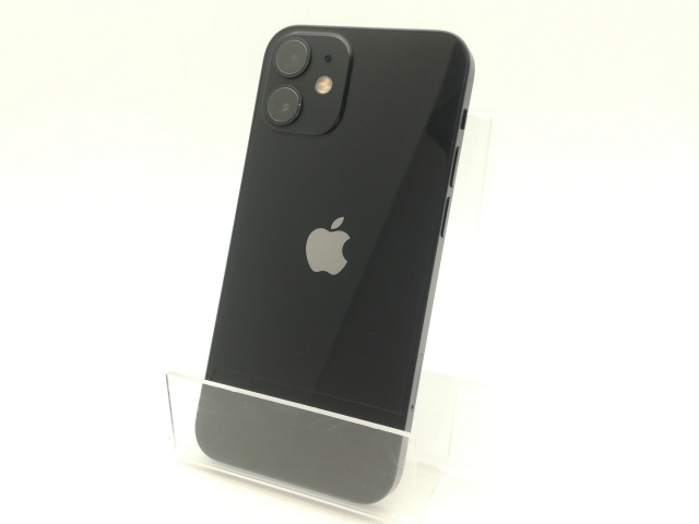 【中古】Apple SoftBank 【SIMロック解除済み】 iPhone 12 mini 256GB ブラック MGDR3J/A【神戸】保証期間１ヶ月【ランクB】