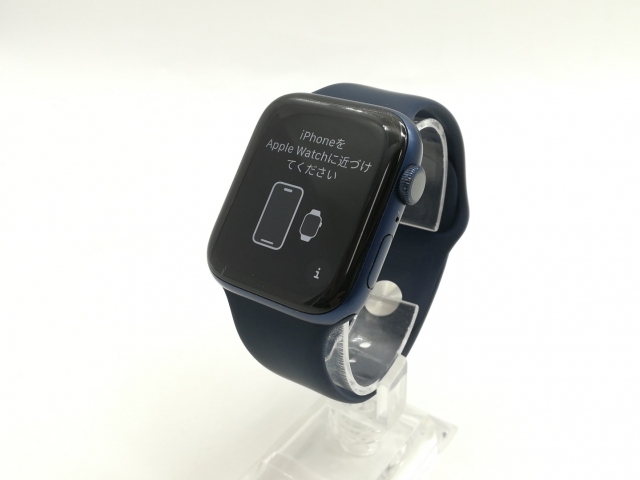 【中古】Apple Apple Watch Series6 44mm GPS ブルーアルミ/スポーツバンド ディープネイビー S/M&M/L【福岡筑紫】保証期間１ヶ月【ランクC】
