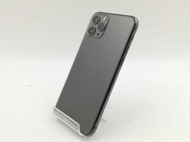 【中古】Apple au 【SIMロック解除済み】 iPhone 11 Pro 256GB スペースグレイ MWC72J/A【福岡筑紫】保証期間１ヶ月【ランクA】