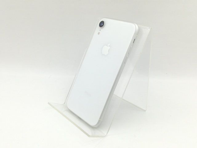 【中古】Apple docomo 【SIMロック解除済み】 iPhone XR 64GB ホワイト MT032J/A【福岡筑紫】保証期間１ヶ月【ランクB】