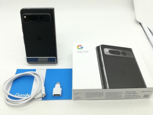 中古】Google 海外版 【SIMフリー】 Pixel Fold オブシディアン 12GB