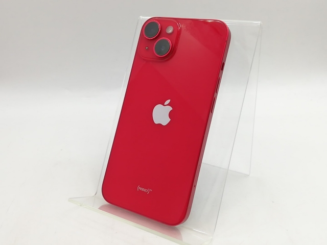 【中古】Apple SoftBank 【SIMフリー】 iPhone 14 128GB (PRODUCT)RED MPV93J/A【福岡筑紫】保証期間１ヶ月【ランクC】