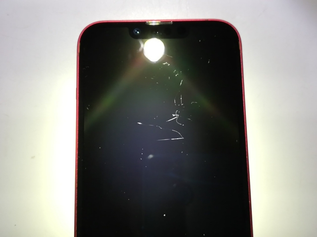 【中古】Apple SoftBank 【SIMフリー】 iPhone 14 128GB (PRODUCT)RED MPV93J/A【福岡筑紫】保証期間１ヶ月【ランクC】_7