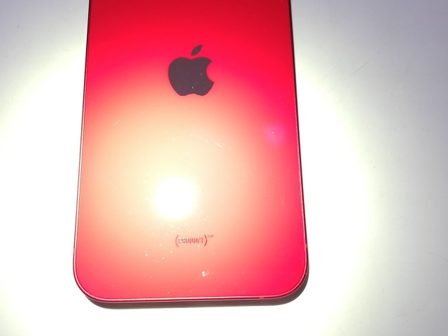 【中古】Apple SoftBank 【SIMフリー】 iPhone 14 128GB (PRODUCT)RED MPV93J/A【福岡筑紫】保証期間１ヶ月【ランクC】_8