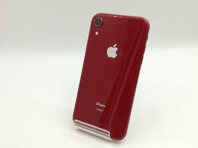 【中古】Apple SoftBank 【SIMロック解除済み】 iPhone XR 64GB (PRODUCT)RED MT062J/A【福岡筑紫】保証期間１ヶ月【ランクC】