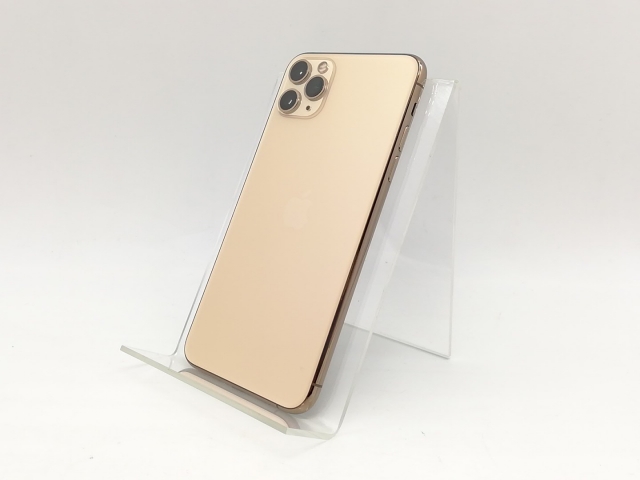 【中古】Apple au 【SIMロック解除済み】 iPhone 11 Pro Max 64GB ゴールド MWHG2J/A【福岡筑紫】保証期間１ヶ月【ランクB】