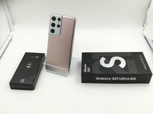 【中古】SAMSUNG docomo 【SIMロック解除済み】 Galaxy S21 Ultra 5G ファントムシルバー 12GB 256GB SC-52B【福岡筑紫】保証期間１ヶ月【ランクA】_4