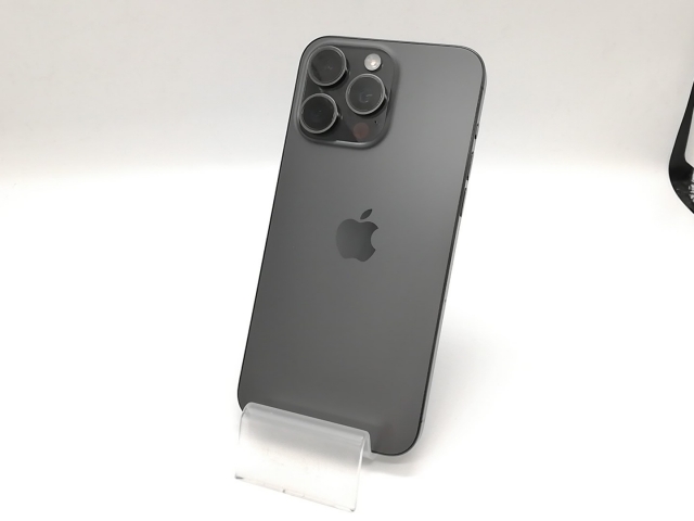【中古】Apple 国内版 【SIMフリー】 iPhone 15 Pro Max 256GB ブラックチタニウム MU6P3J/A【福岡天神】保証期間１ヶ月【ランクB】