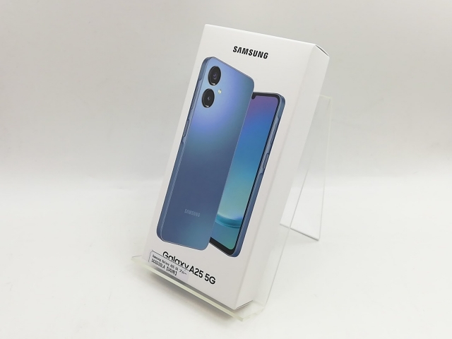 【未使用】SAMSUNG UQmobile 【SIMフリー】 Galaxy A25 5G ブルー 4GB 64GB SCG33【秋葉5号】保証期間３ヶ月