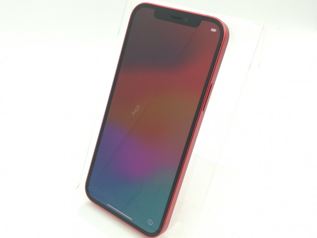 【中古】【赤ロム保証あり】Apple au 【SIMロック解除済み】 iPhone 12 256GB (PRODUCT)RED MGJ23J/A【福岡筑紫】保証期間１ヶ月【ランク