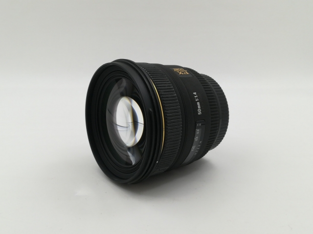 【中古】SIGMA AF 50mm F1.4 EX DG HSM (Canon EFマウント)【福岡筑紫】保証期間１ヶ月【ランクC】