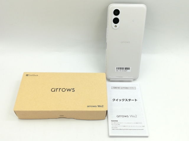 中古】FCNT SoftBank 【SIMフリー】 arrows We2 ミストホワイト 4GB