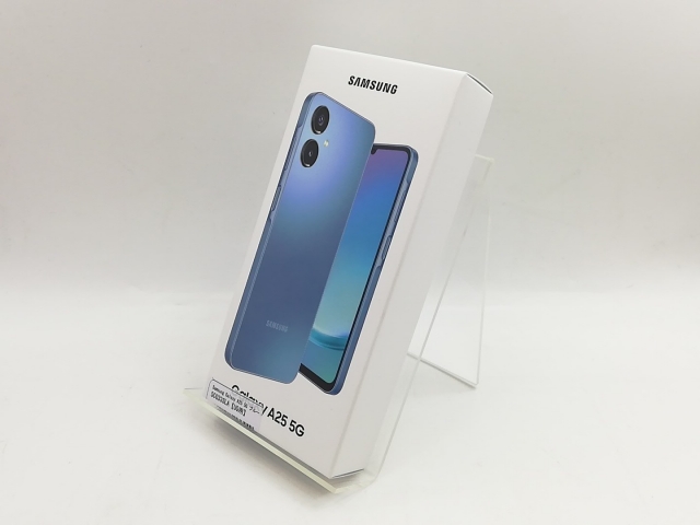 【未使用】SAMSUNG UQmobile 【SIMフリー】 Galaxy A25 5G ブルー 4GB 64GB SCG33【秋葉5号】保証期間３ヶ月