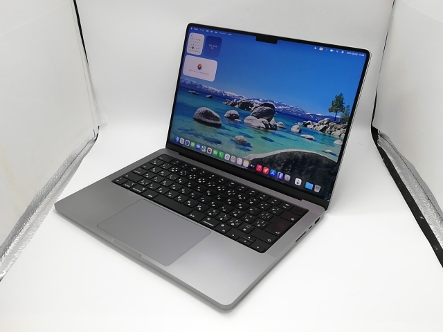 【中古】Apple MacBook Pro 14インチ M1 Pro(CPU:8C/GPU:14C) 16GB/512GB スペースグレイ MKGP3J/A (14インチ 2021)【福岡天神】保証期間１ヶ月【ランクB】