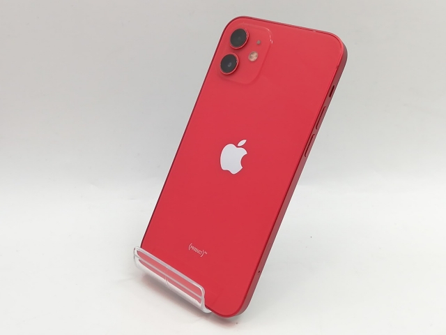 【中古】Apple docomo 【SIMロック解除済み】 iPhone 12 128GB (PRODUCT)RED MGHW3J/A【熊本】保証期間１ヶ月【ランクB】
