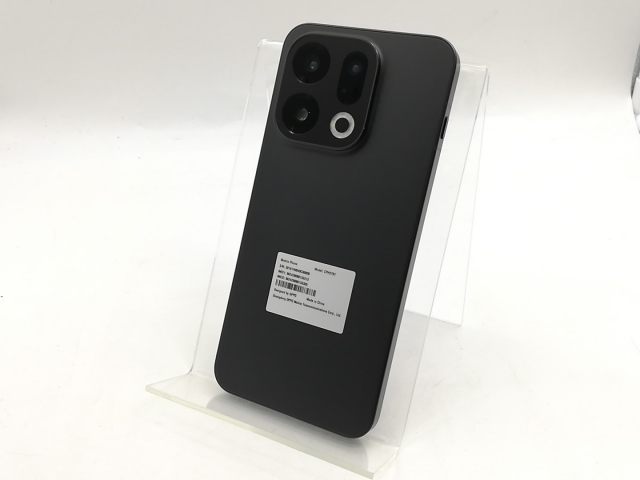 【中古】Oppo 国内版 【SIMフリー】 OPPO Find X9 スペースブラック 16GB 512GB【福岡筑紫】保証期間１ヶ月【ランクA】