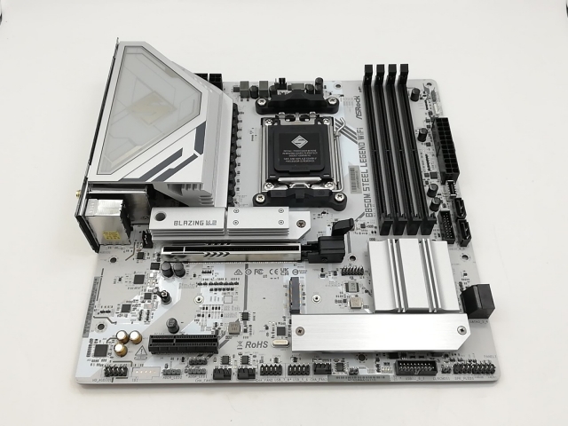【中古】ASRock B850M Steel Legend WiFi B850/AM5/microATX【福岡筑紫】保証期間１週間