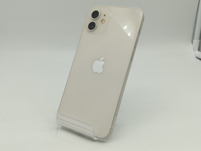 【中古】Apple SoftBank 【SIMロック解除済み】 iPhone 12 128GB ホワイト MGHV3J/A【福岡筑紫】保証期間１ヶ月【ランクA】