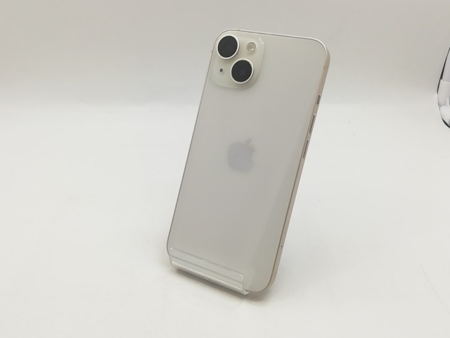 【中古】Apple 国内版 【SIMフリー】 iPhone 14 128GB スターライト MPUQ3J/A【福岡筑紫】保証期間１ヶ月【ランクB】