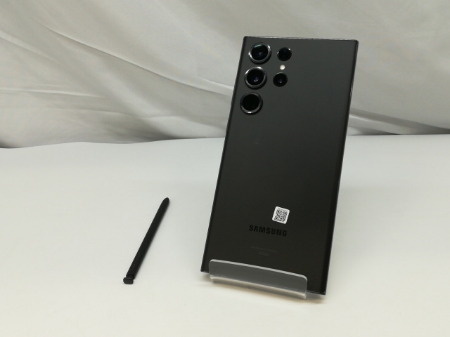 中古】SAMSUNG au 【SIMフリー】 Galaxy S23 Ultra ファントムブラック