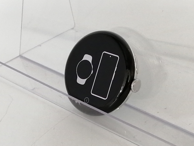 【中古】Google Pixel Watch3 Wi-Fiモデル 45mm Polished Silver アルミケース/Porcelain アクティブ バンド【大宮東口】保証期間１ヶ月【ランクC】
